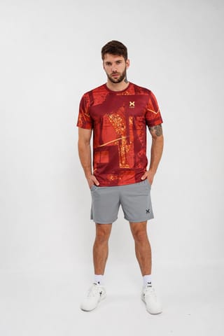Remera Dryfit Mónaco hombre, Bordo