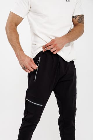 Pantalón deportivo largo hombre Alaska, Negro